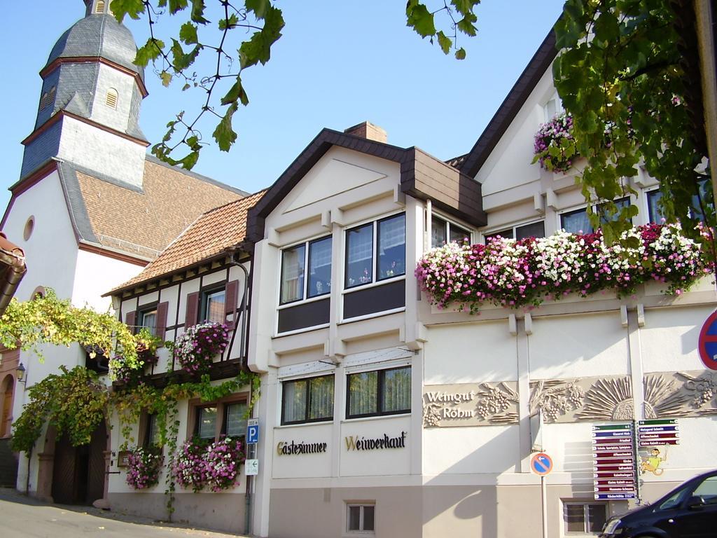 Ferienwohnung Gästehaus Röhm Ilbesheim bei Landau in der Pfalz Exterior foto